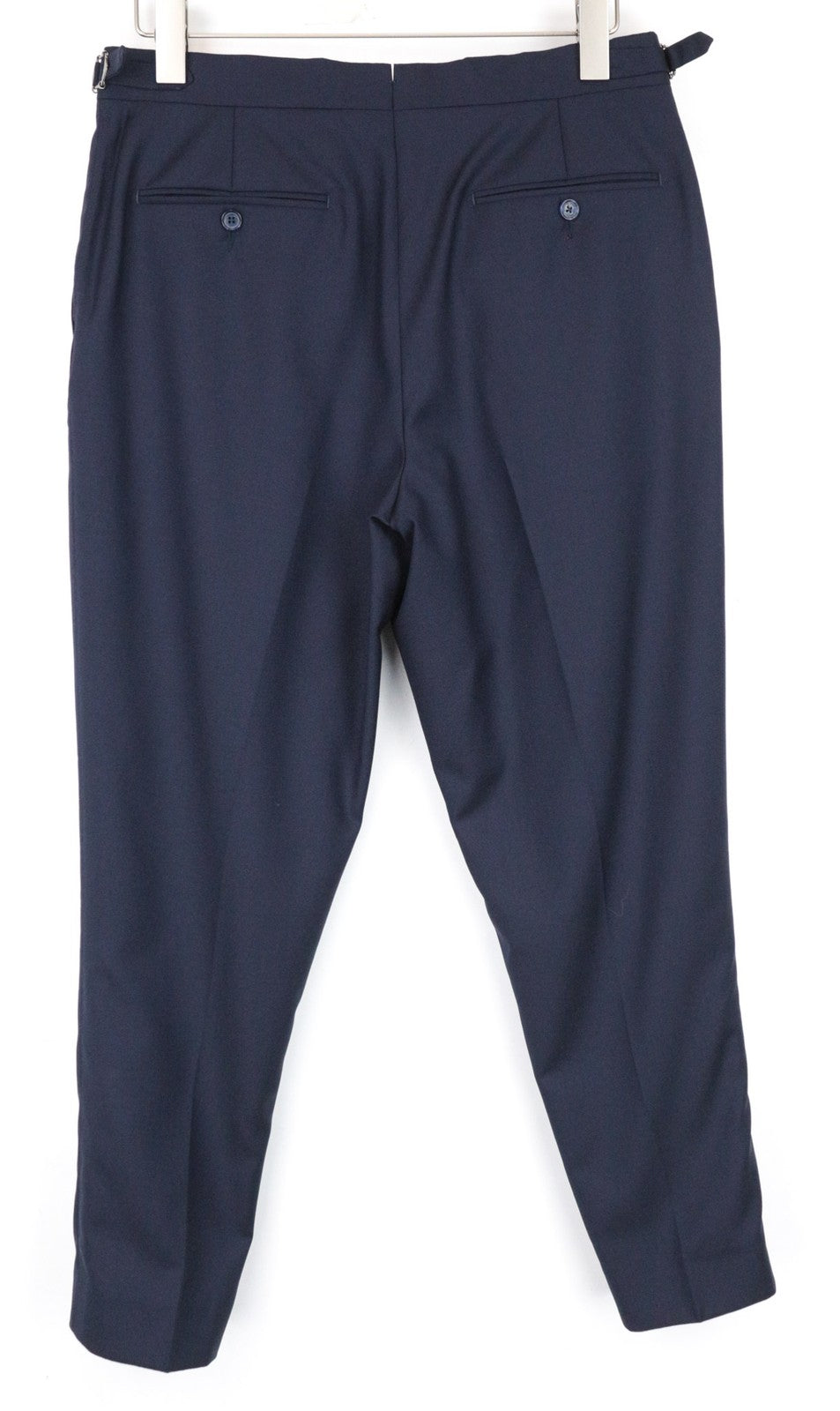 SUITSUPPLY La Spalla Suit Men's UK36R Blue Peak Lapel 2Pc Pure Wool Lined