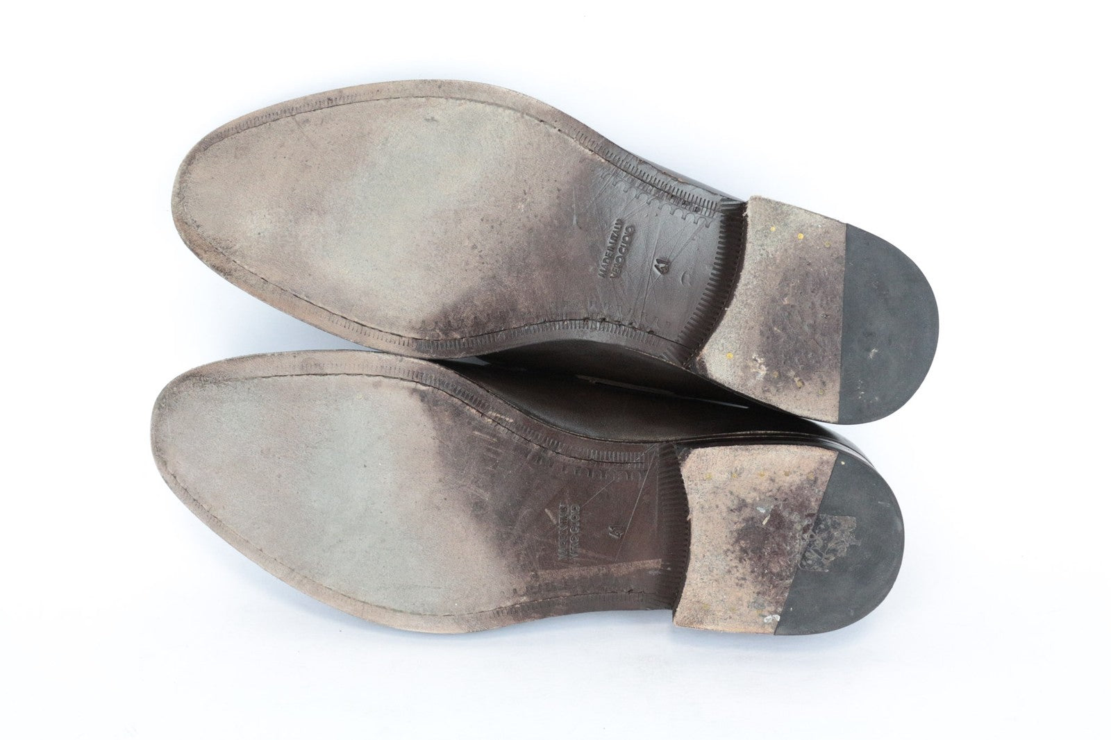 SUITSUPPLY Men's EU41 Brown Tassel Leather Loafers Slip On Classic Casual