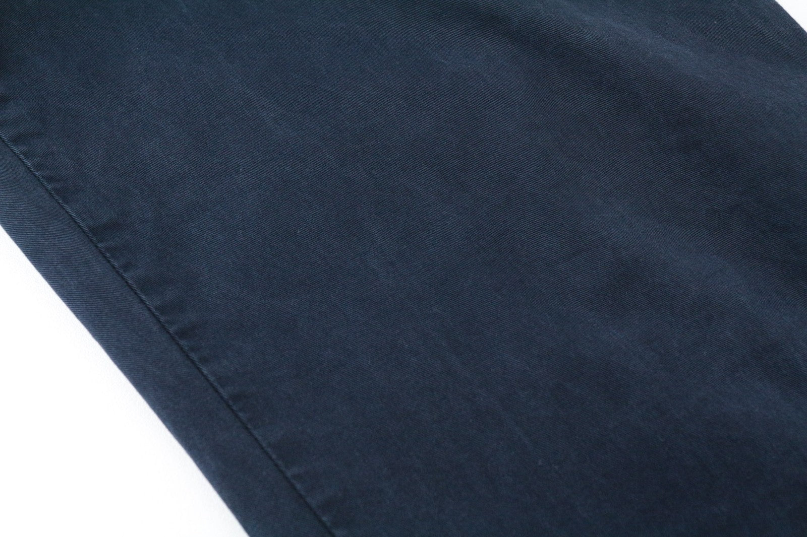 SUITSUPPLY Porto Novo Men's UK32R Navy Stretch Flat-Front Chino Slim Pants