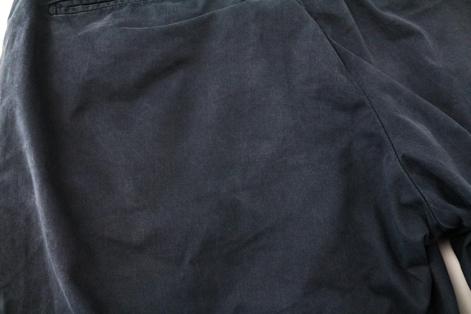 SUITSUPPLY Porto Novo Men's UK32R Navy Stretch Flat-Front Chino Slim Pants