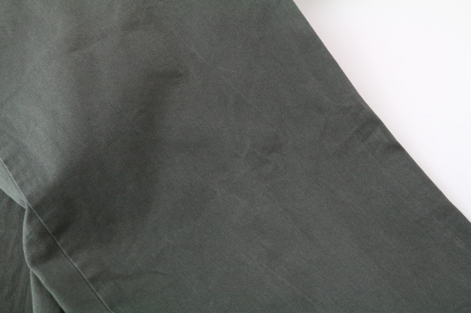 SUITSUPPLY Porto Novo Men's Trousers UK36R Green Cotton Pleated Chino Pants