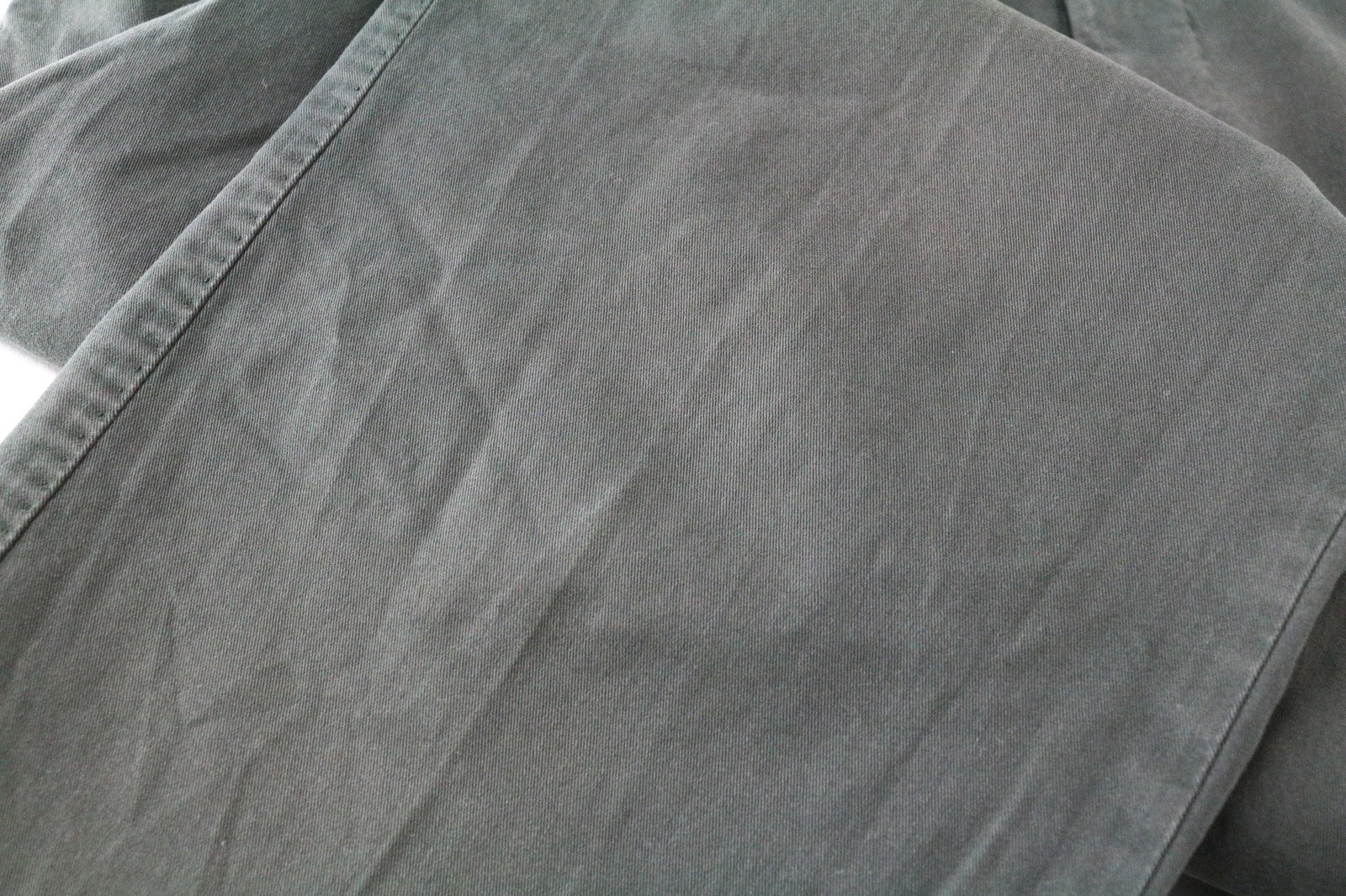 SUITSUPPLY Porto Novo Men's Trousers UK36R Green Cotton Pleated Chino Pants