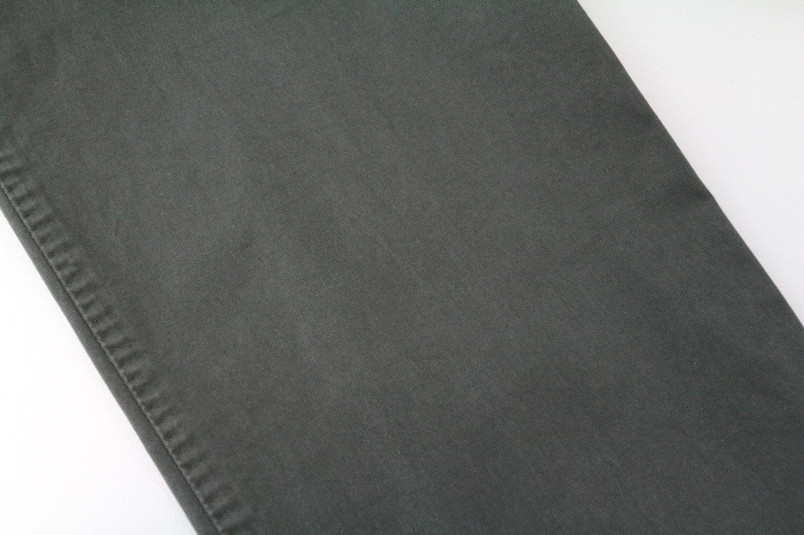 SUITSUPPLY Porto Novo Men's Trousers UK36R Green Cotton Pleated Chino Pants