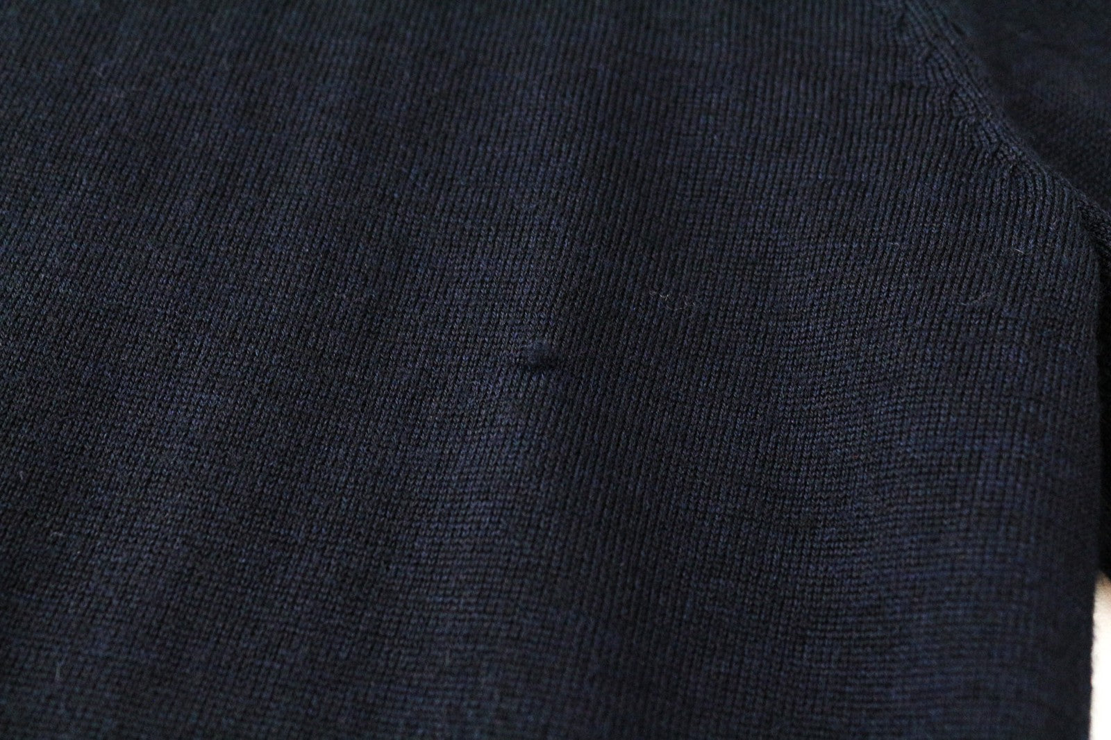 SUITSUPPLY Sweatshirt S Men's Navy Merino Wool Pullover Long Sleeve Jumper