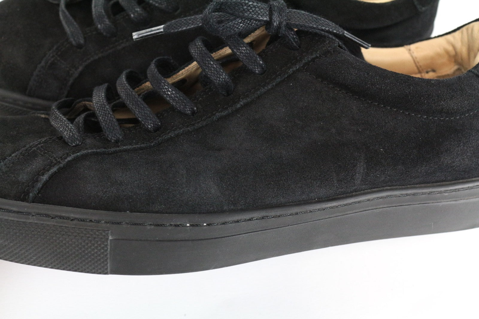 SUITSUPPLY Trainers EU41 Men's Brown Suede Leather Lace-Up Casual Sneakers