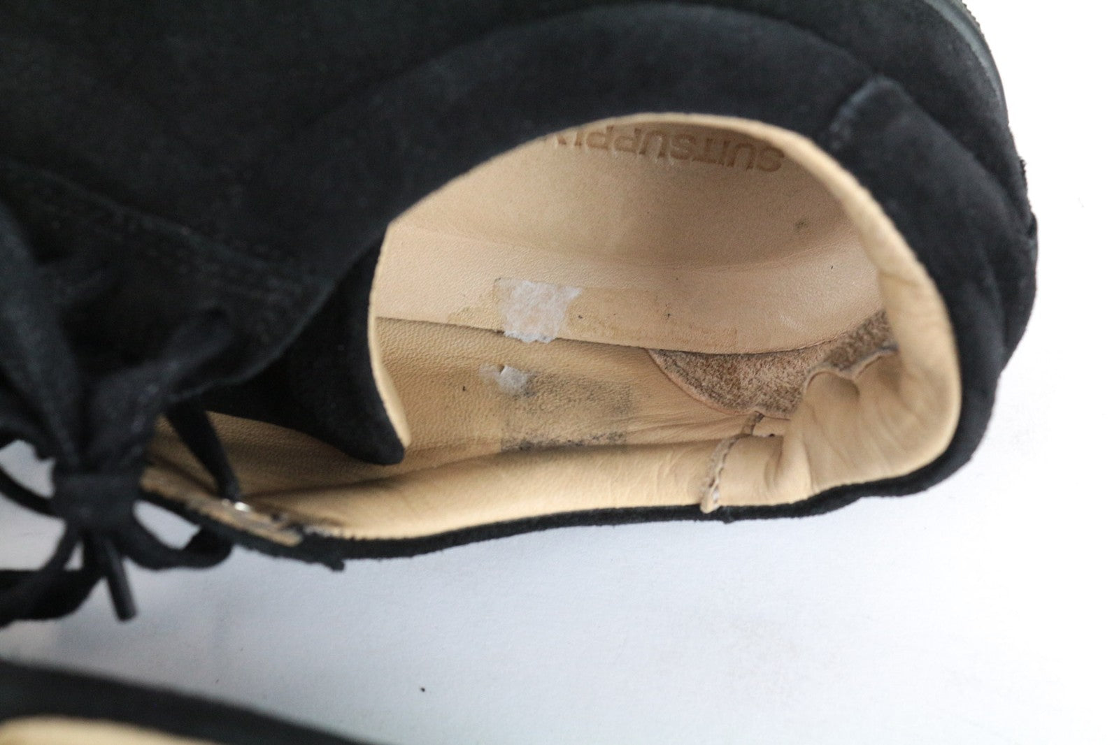 SUITSUPPLY Trainers EU41 Men's Brown Suede Leather Lace-Up Casual Sneakers