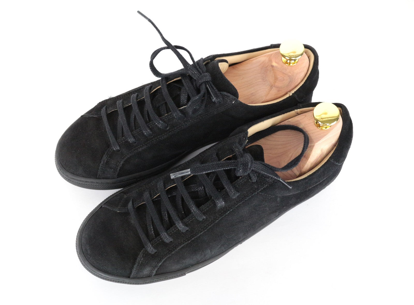 SUITSUPPLY Trainers EU41 Men's Brown Suede Leather Lace-Up Casual Sneakers