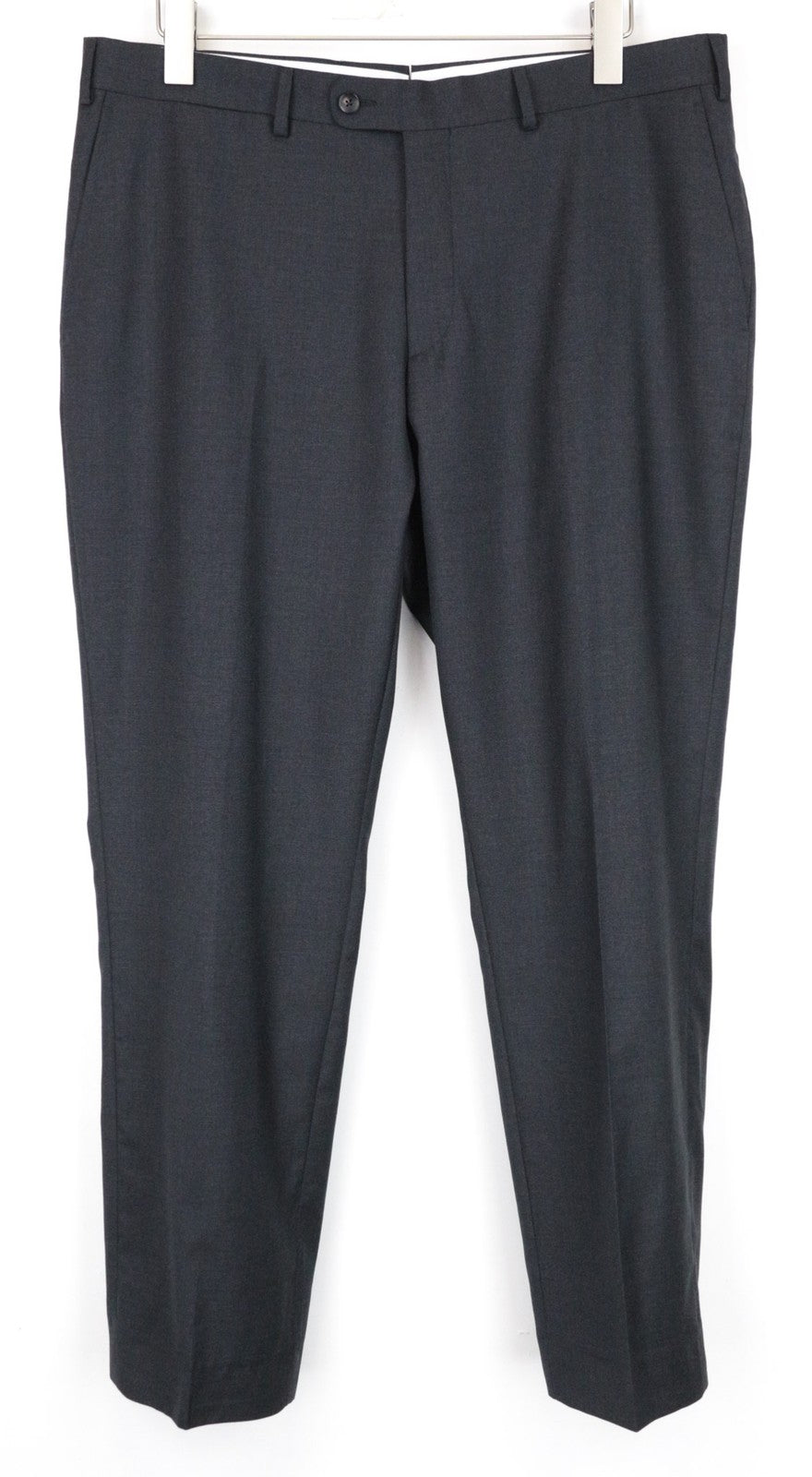 SUITSUPPLY Napoli Men's Suit UK44S Grey Notch Lapel 2Pc Classic Wool Formal