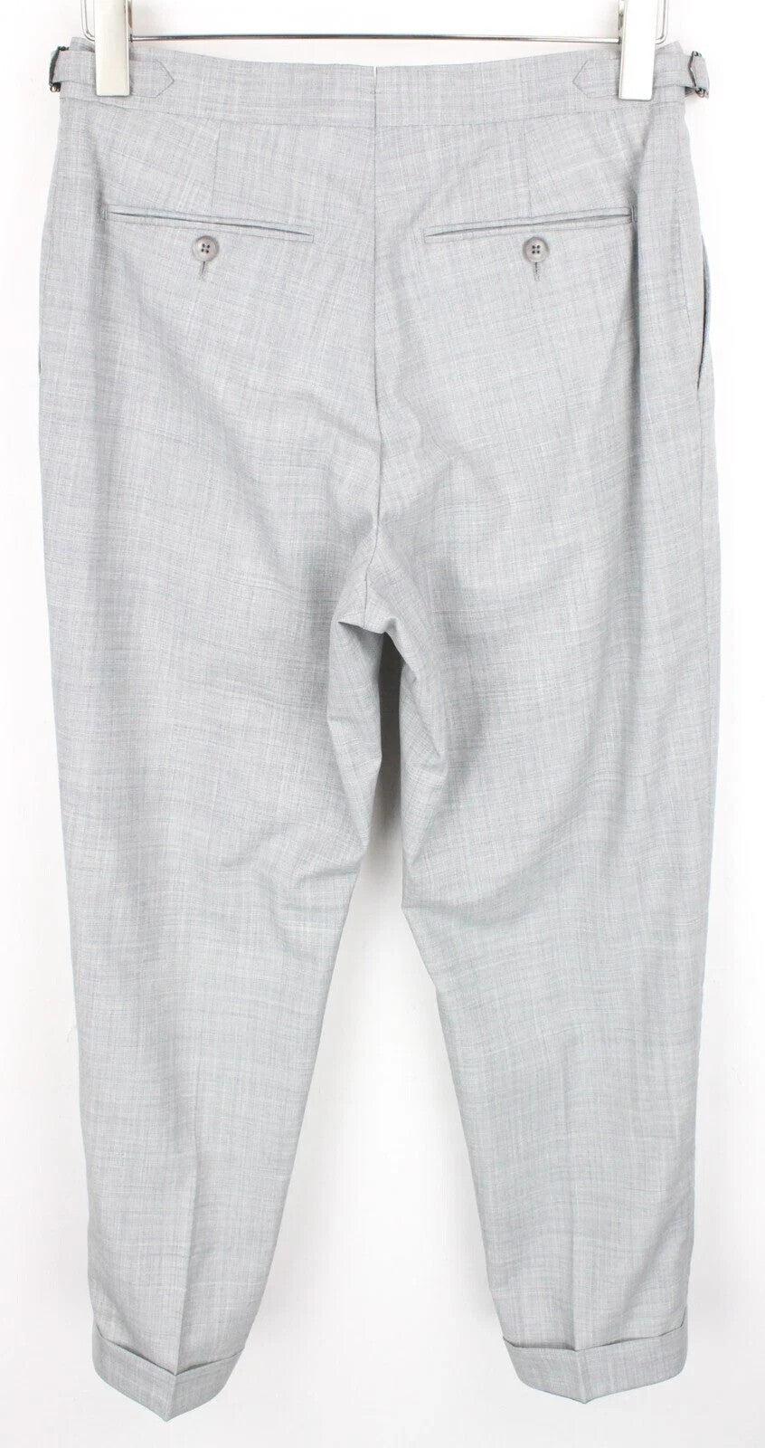 SUITSUPPLY Havana Patch Men's Suit UK38R Grey Wool Super 120's Tailored Fit