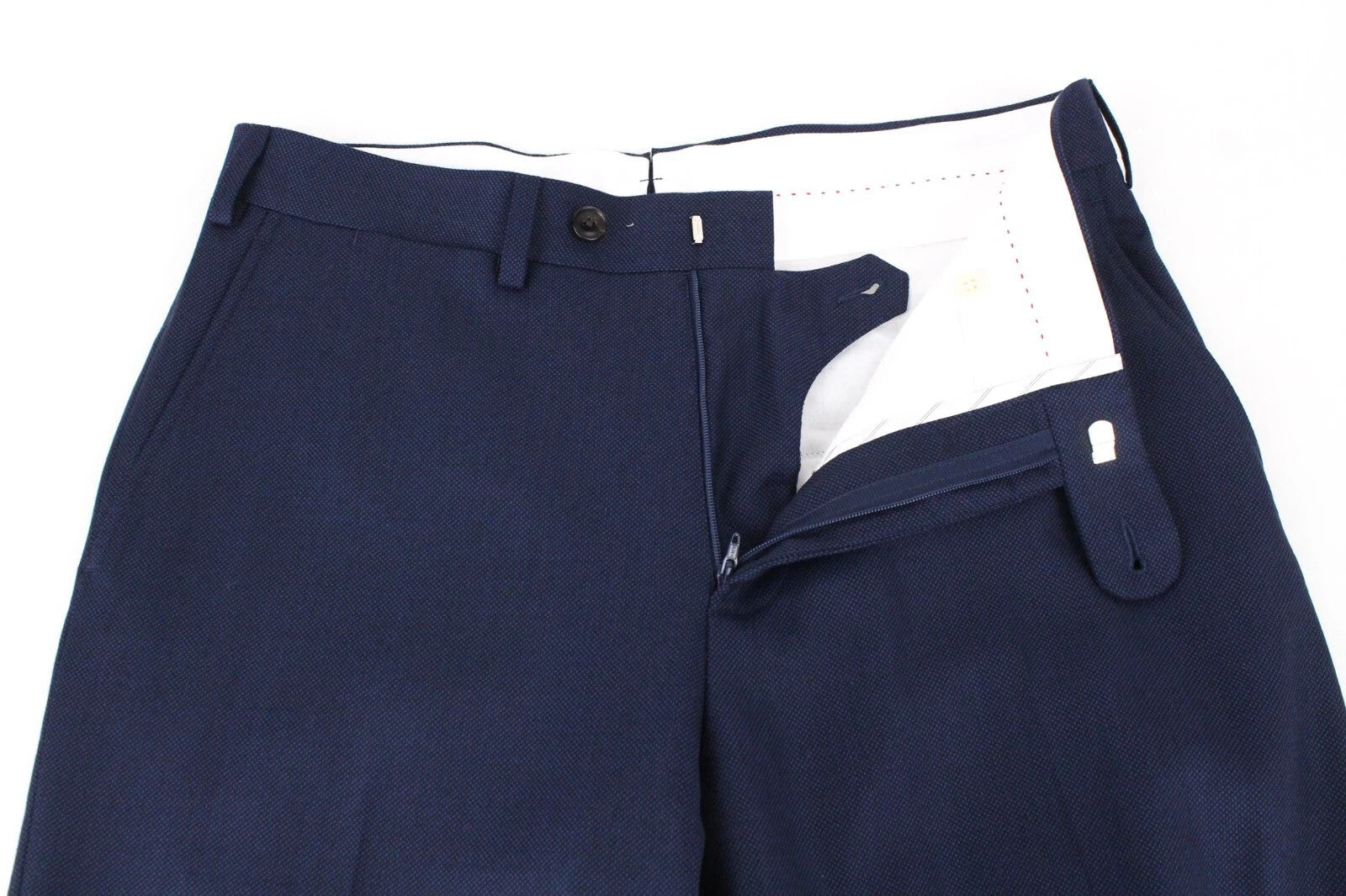 SUITSUPPLY La Spalla Men's Two-Piece Suit UK36R Blue Wool One Button Front