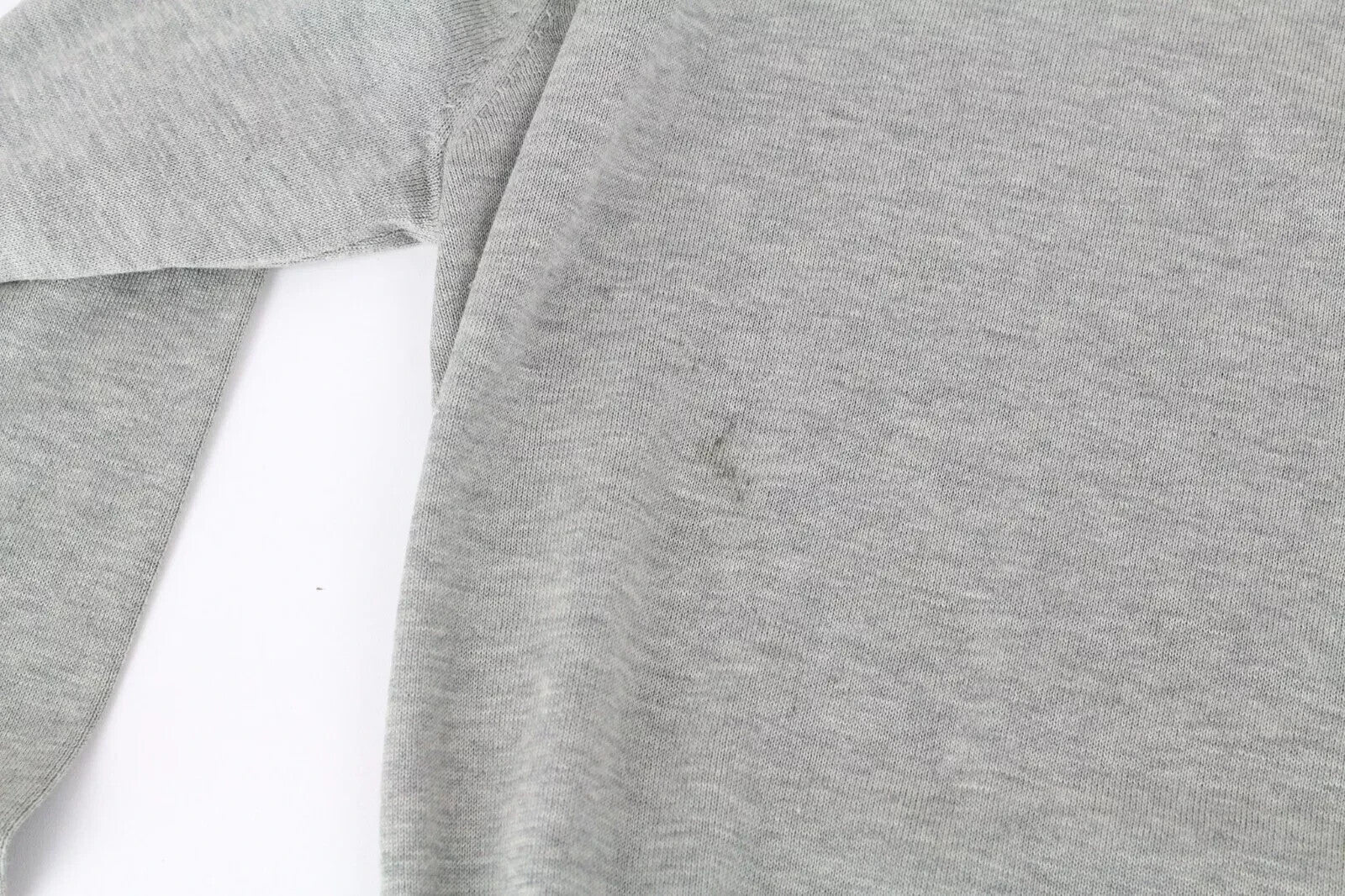 SUITSUPPLY Men's Sweater XL Green Cotton Silk Relaxed Plain Sleeve Knit