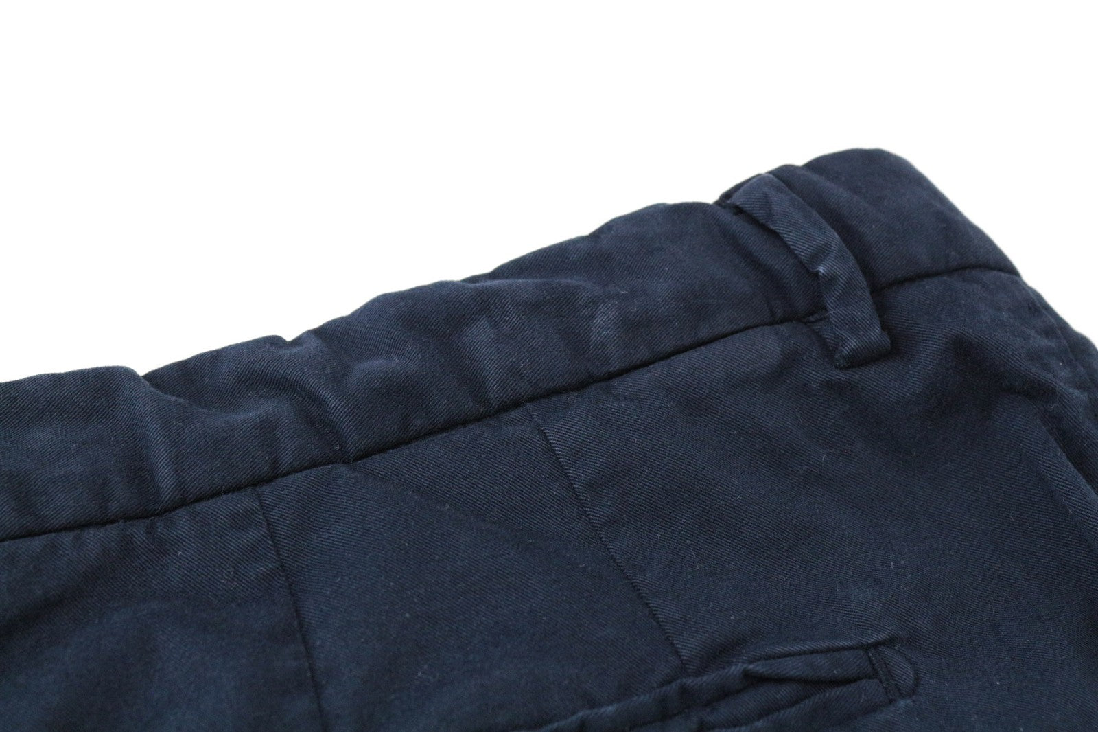 SUITSUPPLY Porto Novo Men's Pants UK40R Navy Stretch Cotton Casual Lined Chino