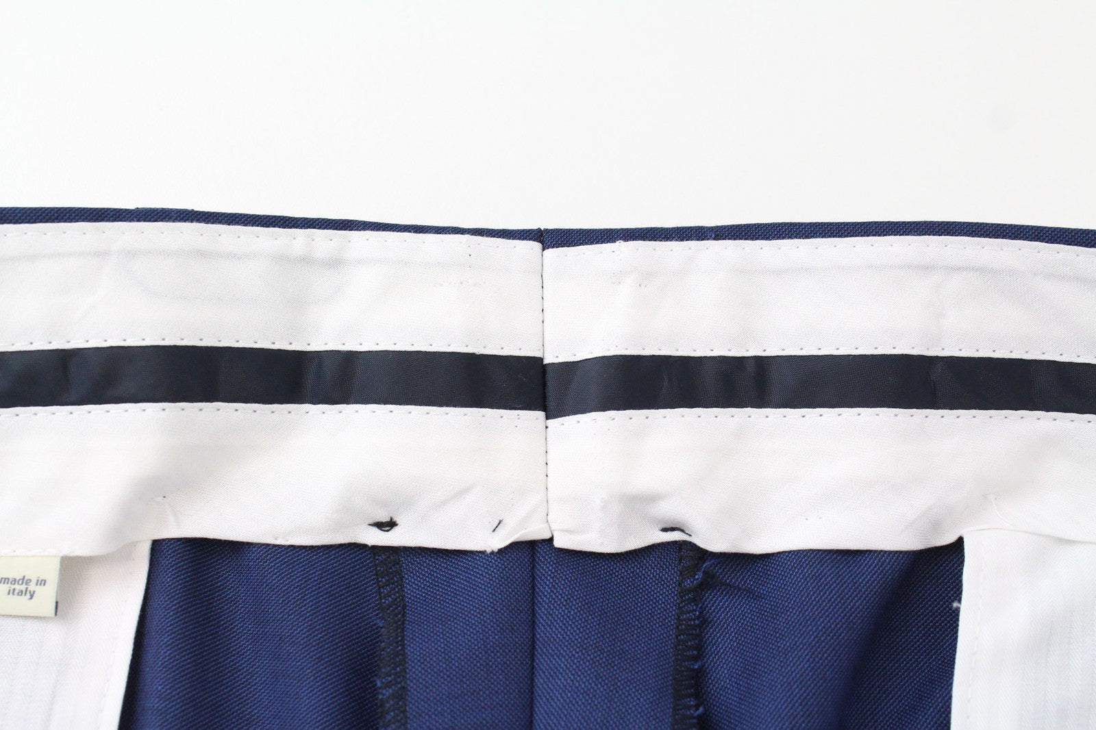 SUITSUPPLY La Spalla Men's Suit UK46S Blue Wool 3 Piece Single-Breasted Formal