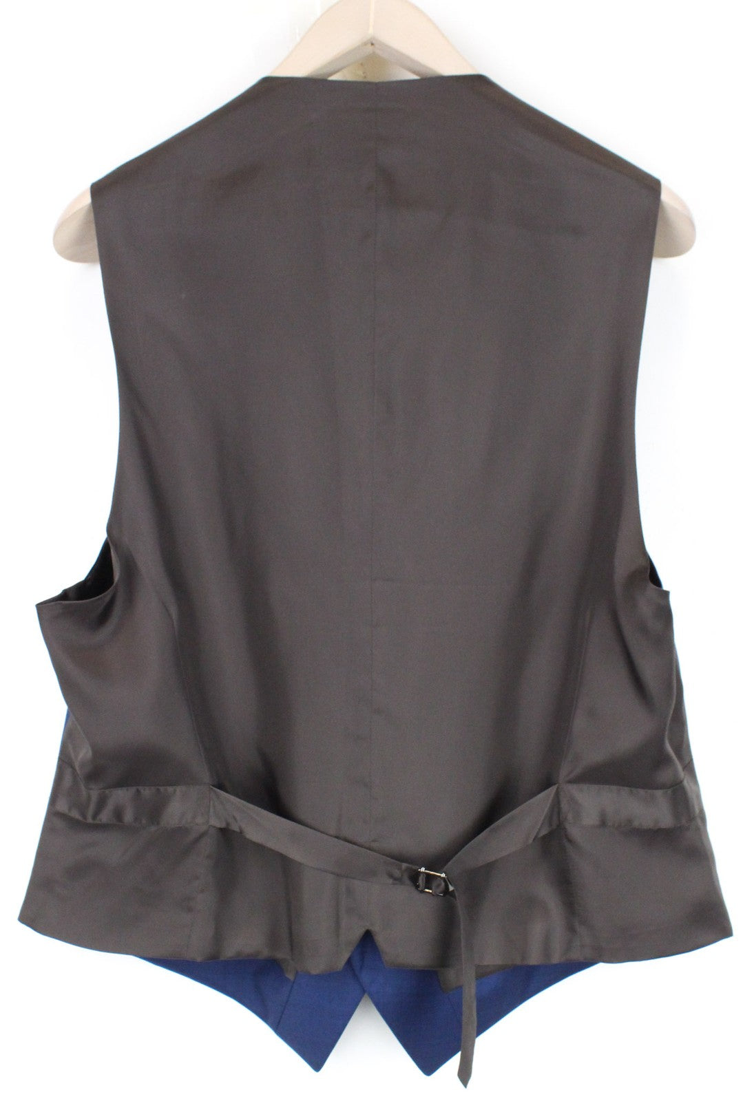 SUITSUPPLY Havana Blueline Men's Suit UK54R Blue Wool 3 Piece Lined Classic