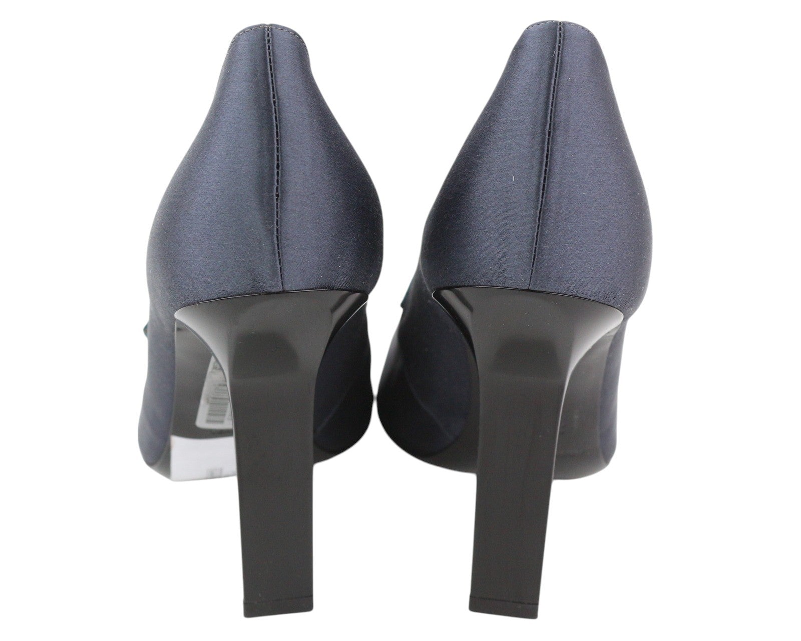 EMPORIO ARMANI X3E392 Women Heels EU37 Dark Blue Pointed Toe Buckle Closure