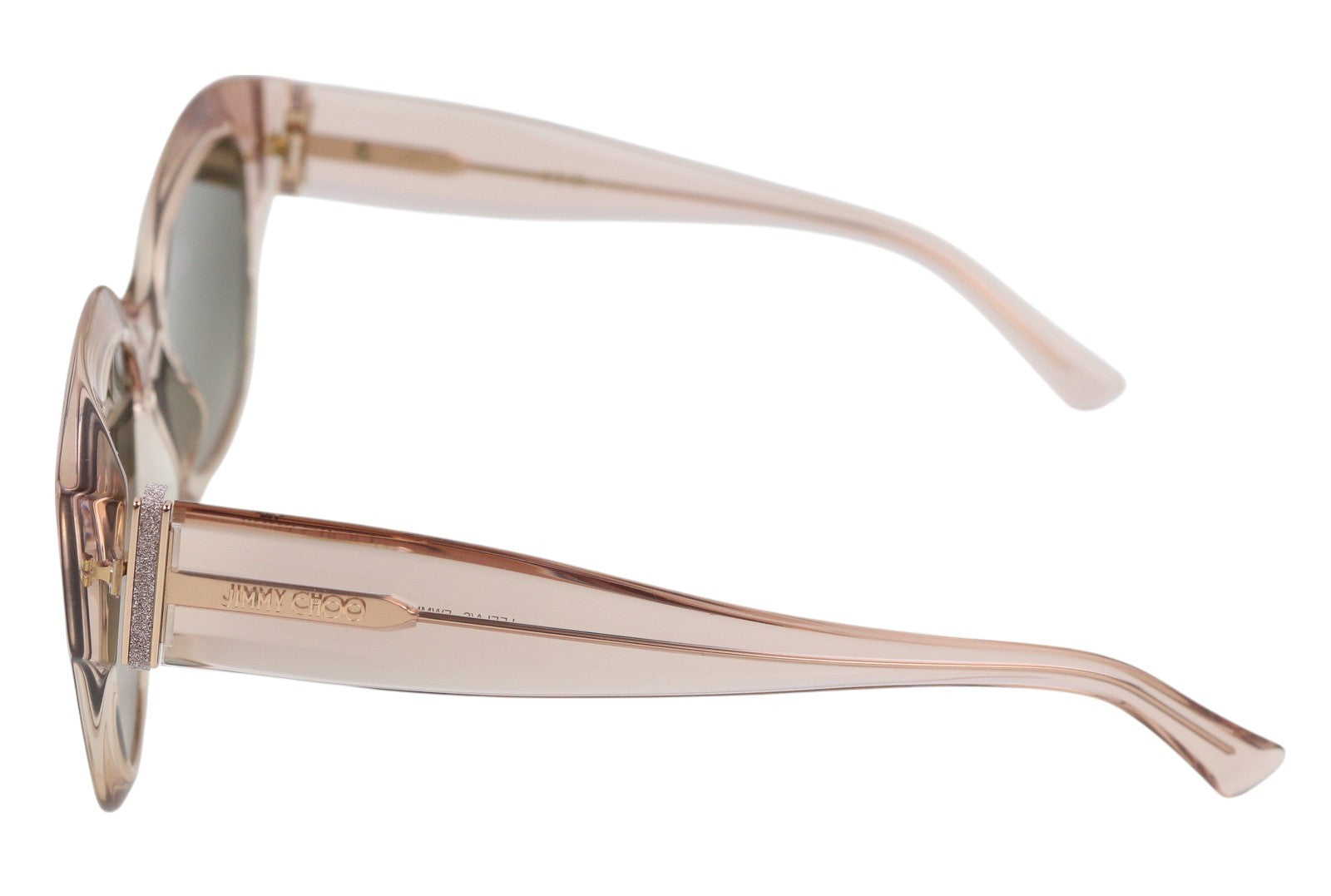 JIMMY CHOO Leela/S Women Sunglasses OS Light Pink Transparent Tinted RRP€315