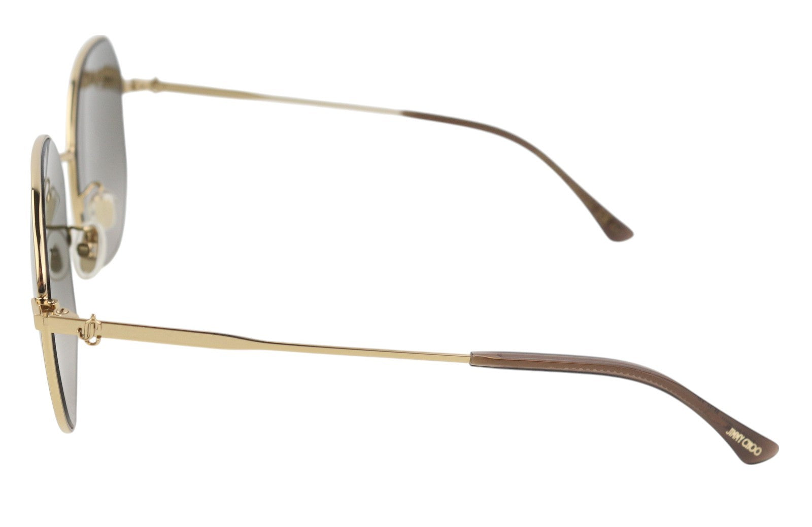 JIMMY CHOO Astra/F/Sk Women Sunglasses OS Gold Tone Frame Geometric RRP$310