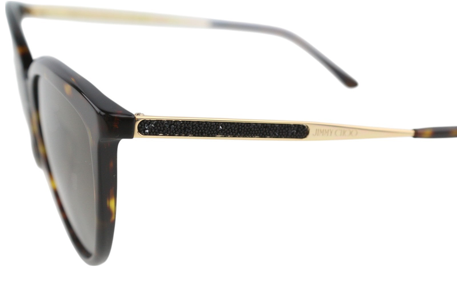 JIMMY CHOO Belinda/S Women Sunglasses OS Brown Animal Print Cat-Eye RRP€269