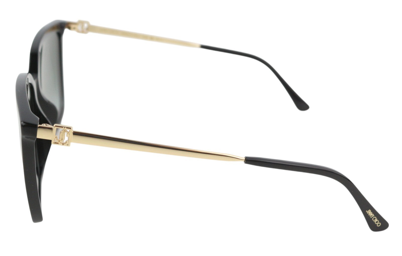 JIMMY CHOO Totta/G/S Women Sunglasses OS Black Tinted Square Casual RRP$319