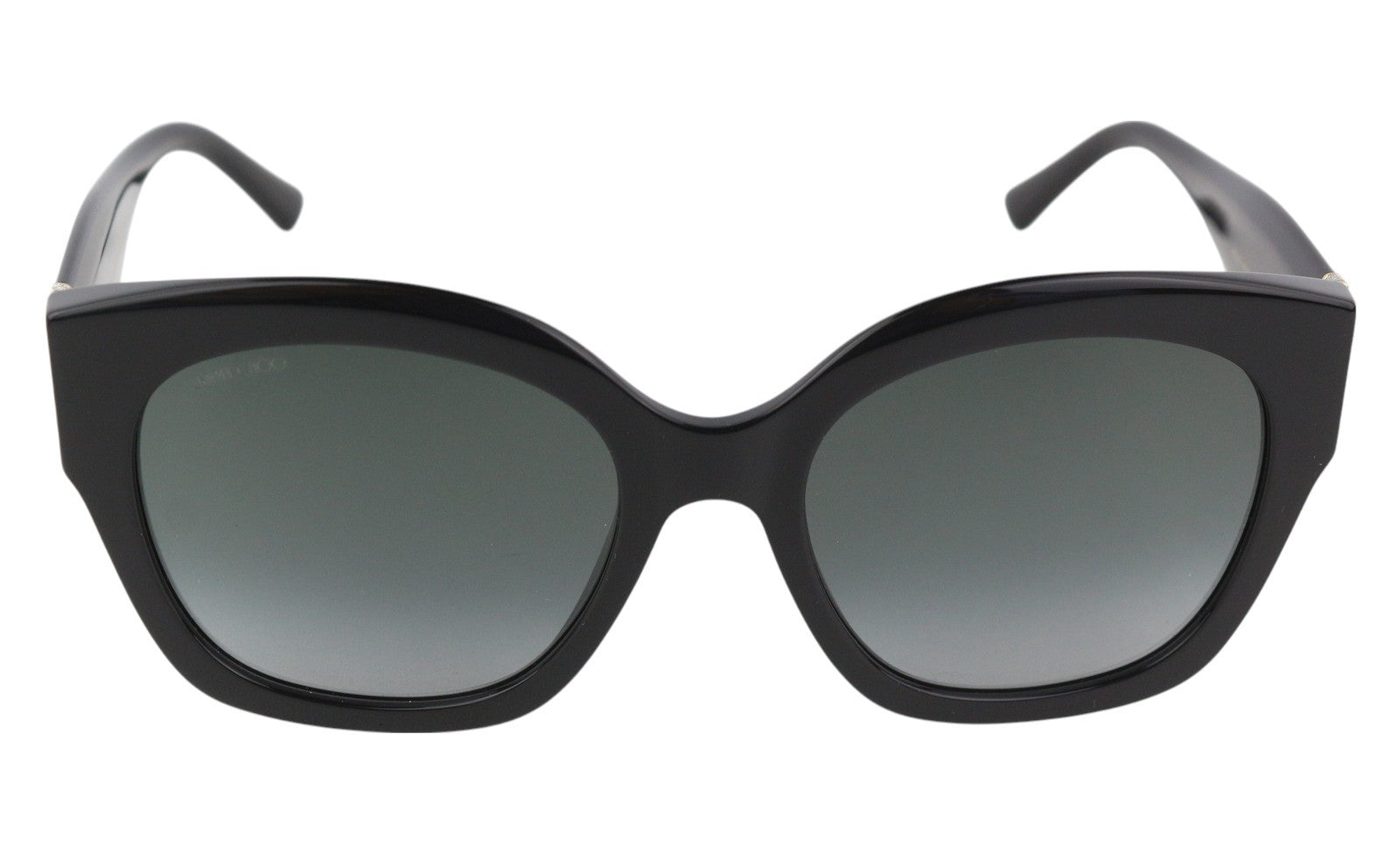 JIMMY CHOO Leela Women Sunglasses OS Black Tinted Square Casual Logo RRP€349