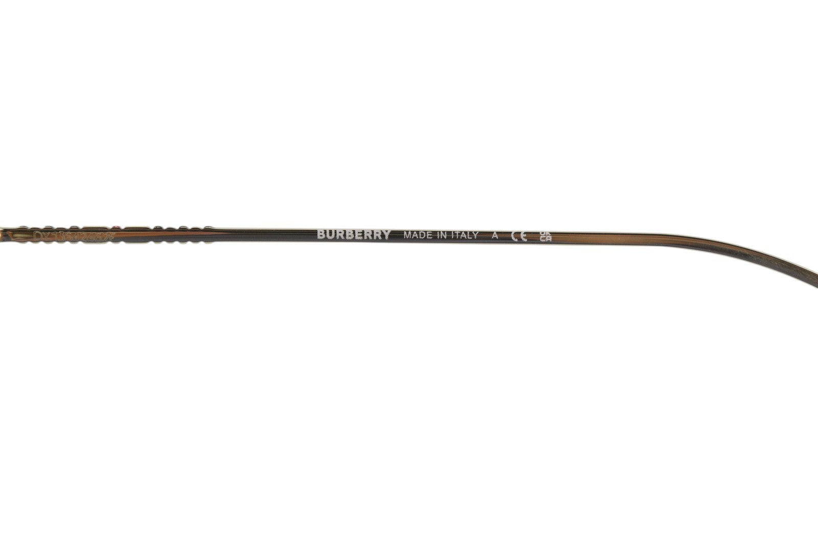 BURBERRY Daphne Women Sunglasses OS Gold Frame Butterfly Green Lenses RRP€270