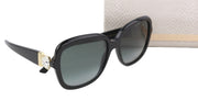 JIMMY CHOO Sadie/S Women Sunglasses OS Black Tinted Square Casual Logo RRP€340