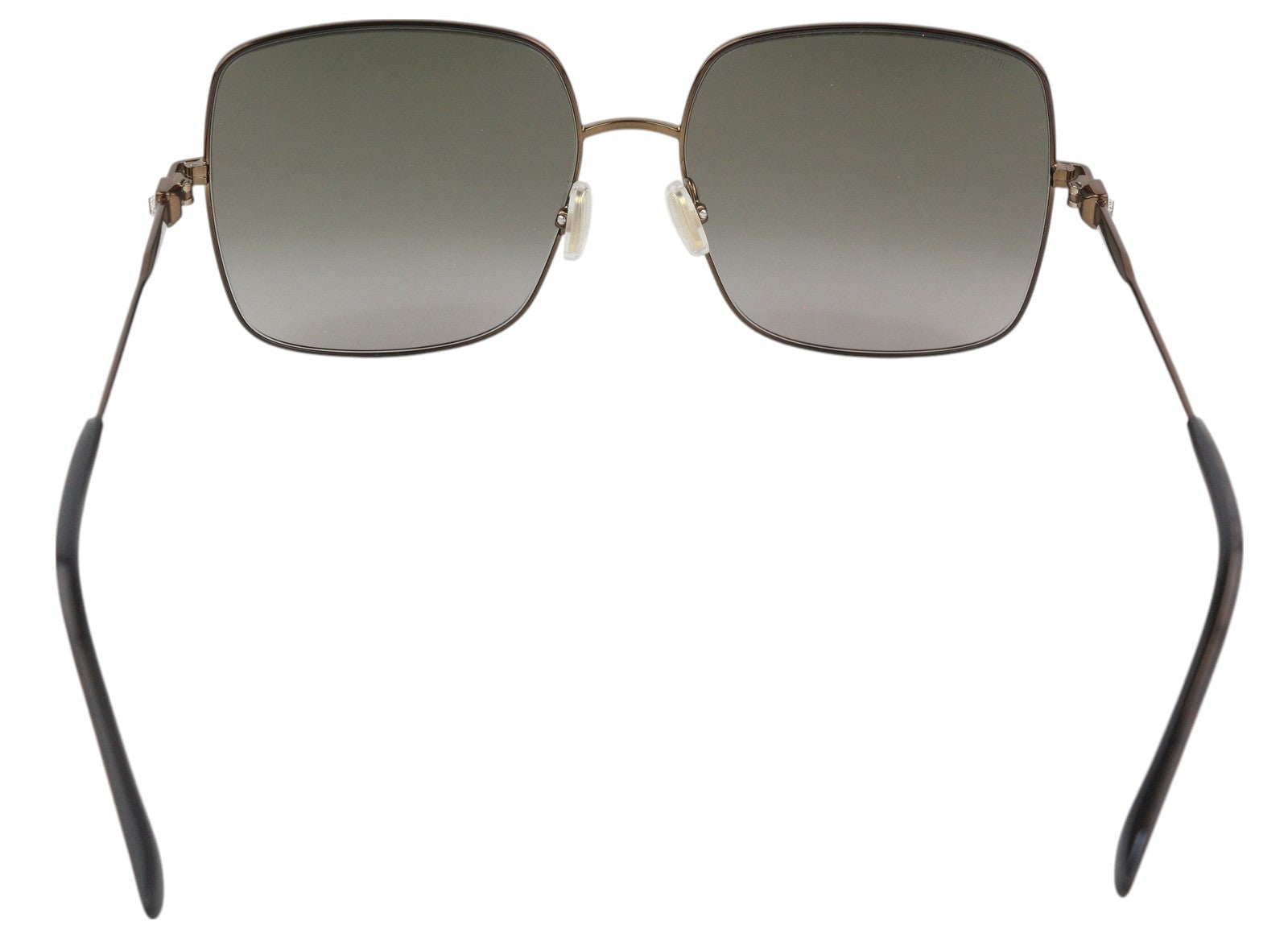 JIMMY CHOO Lili/S Women Sunglasses OS Brown Tinted Square Casual Logo RRP€270