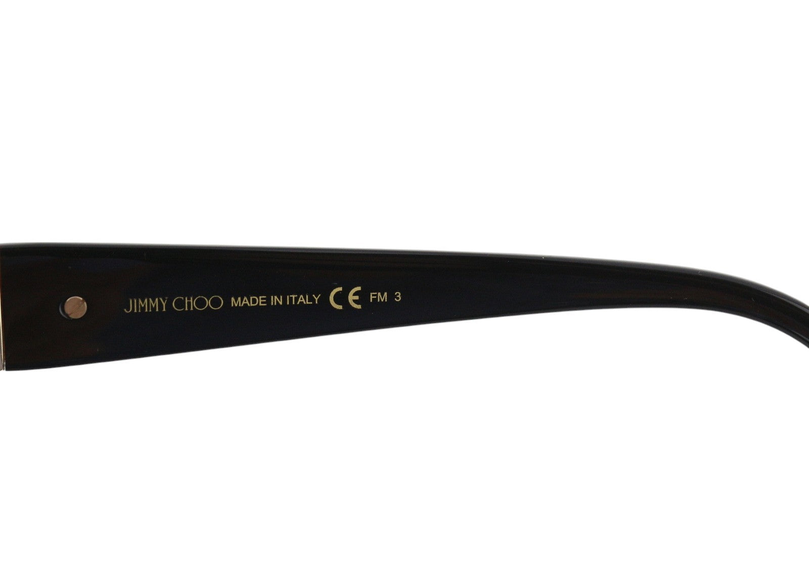 JIMMY CHOO Manon/G/S Women Sunglasses OS Black Tinted Print Square Logo RRP€240