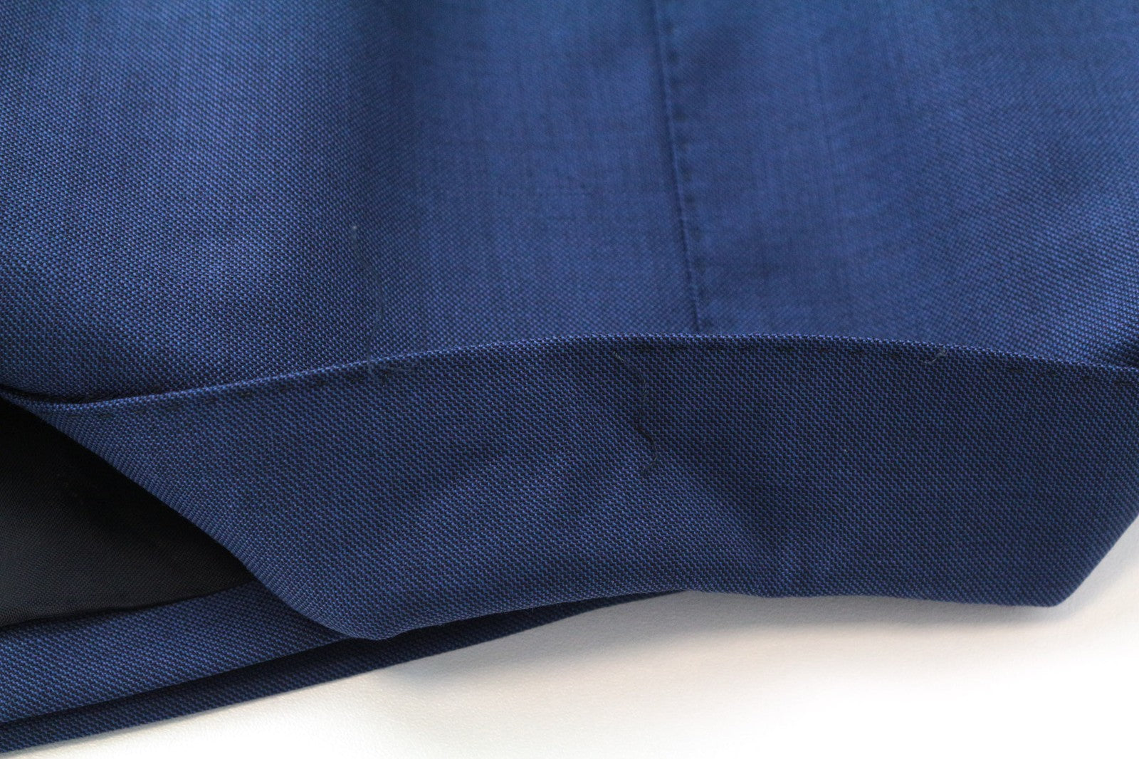 SUITSUPPLY Lazio Men's Wool Slim Suit UK40L S110 Melange Blue 2-Piece