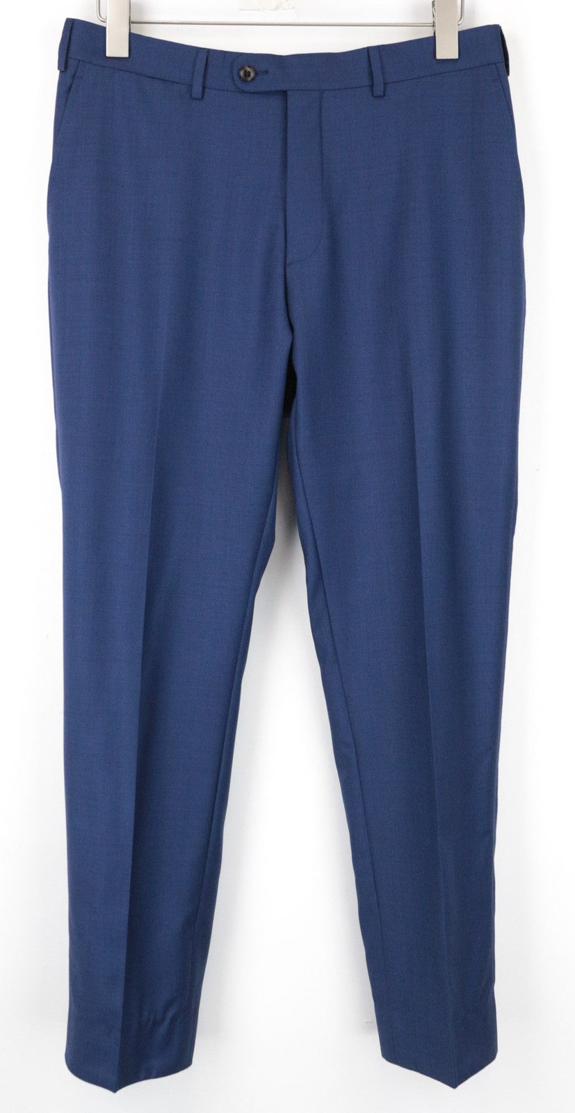 SUITSUPPLY Lazio Men's Wool Slim Suit UK40L S110 Melange Blue 2-Piece