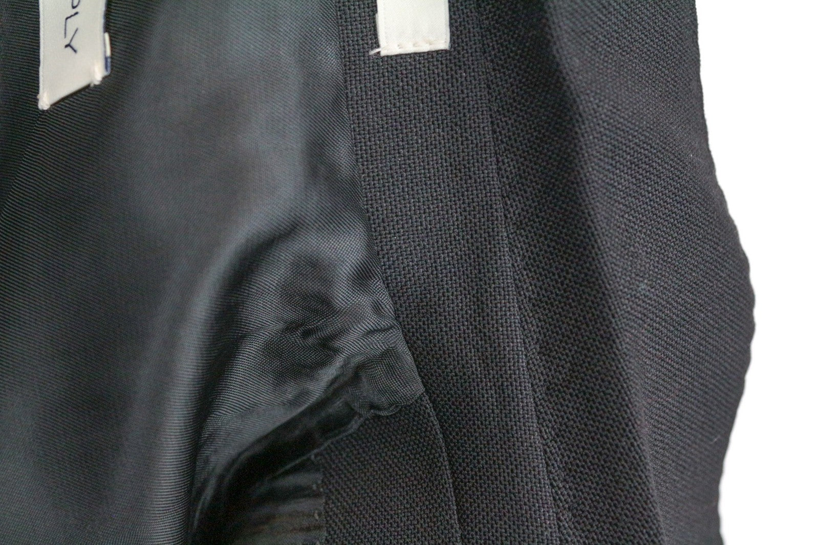 SUITSUPPLY Cameron Women's Blazer UK8R Wool Mohair Slim Black Notched Cut