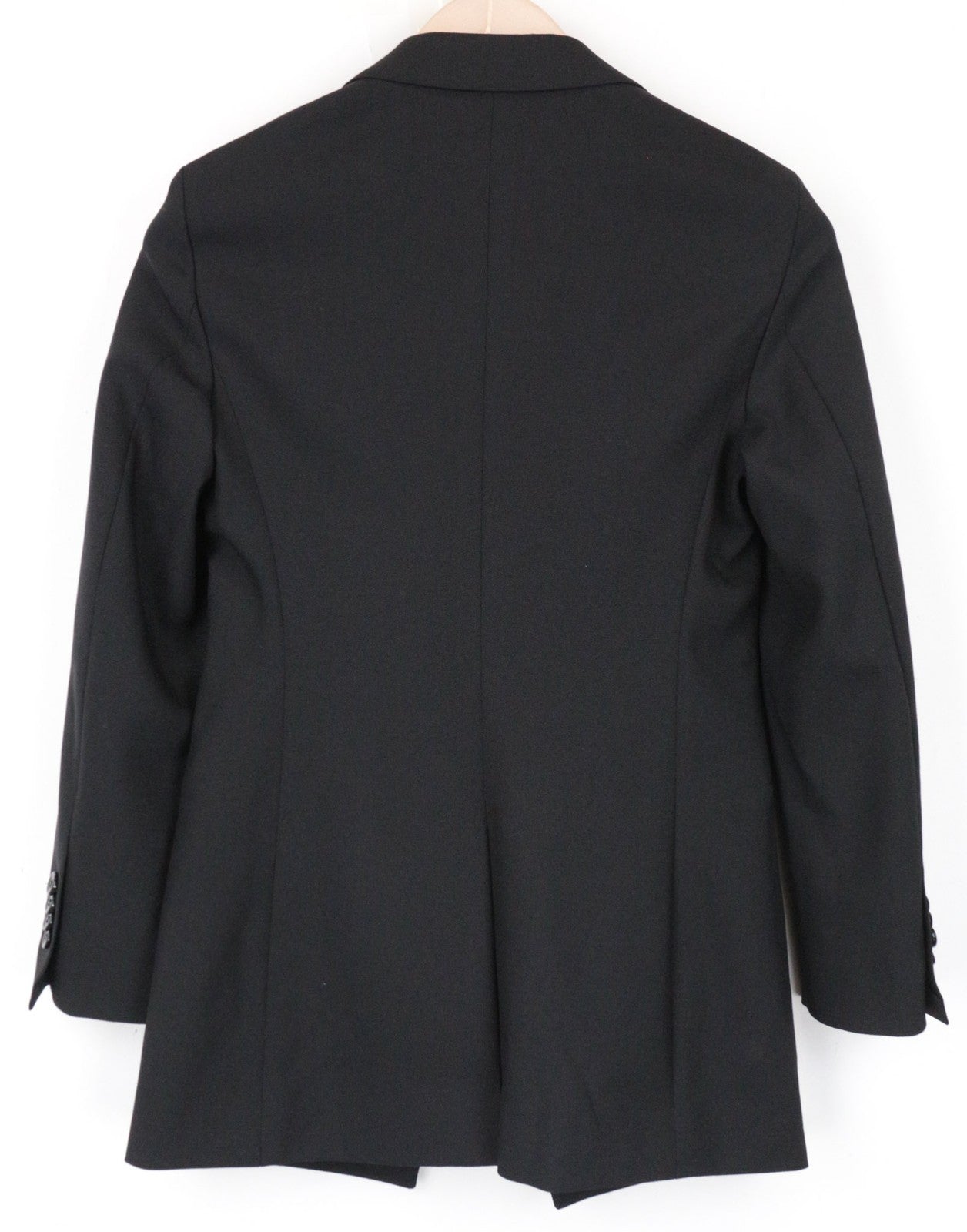 SUITSUPPLY Cameron Women's Blazer UK8R Wool Mohair Slim Black Notched Cut