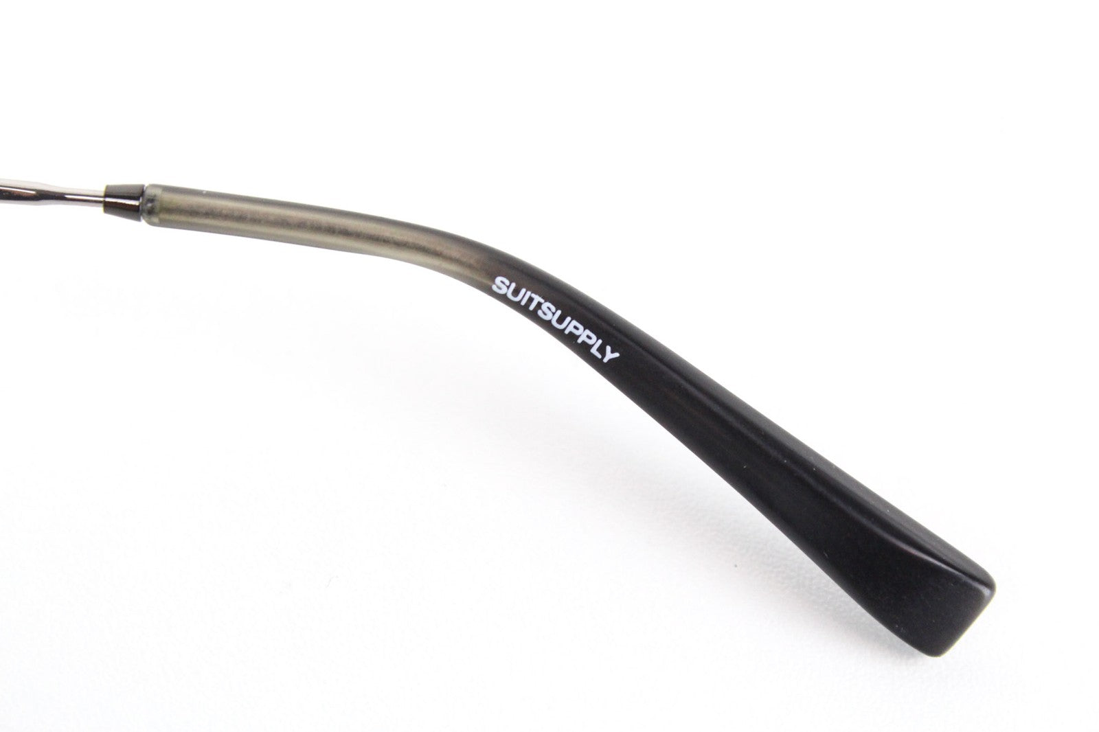 SUITSUPPLY Unisex Square Sunglasses OS Grey Purple Casual Shaded Frame