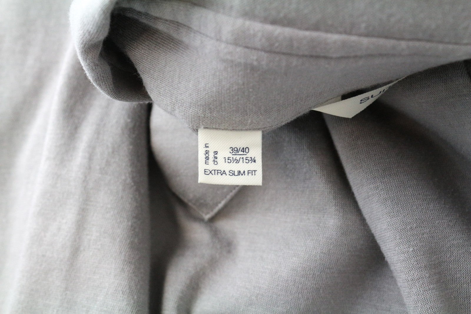 SUITSUPPLY Cutaway Shirt 39/15.5/40/15.75 Brown Egyptian Cotton Extra Slim