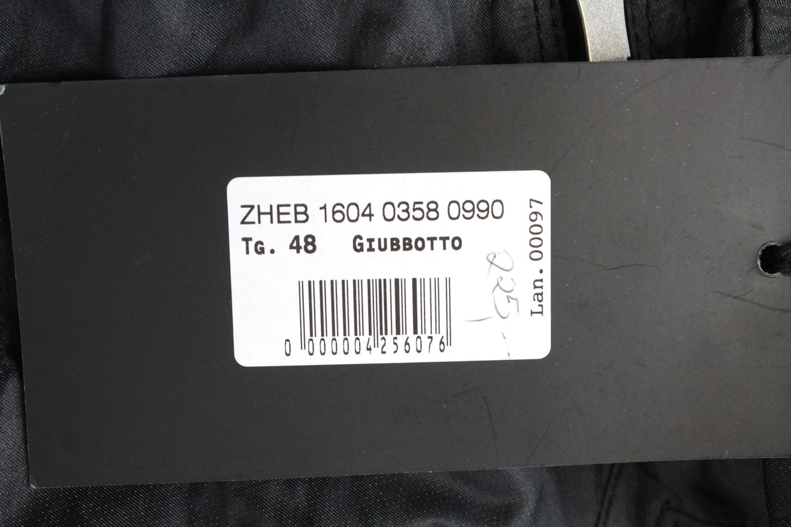 RICHMOND Men's Black Jacket Size 48 Zip-Front Casual Lightweight Long Sleeve