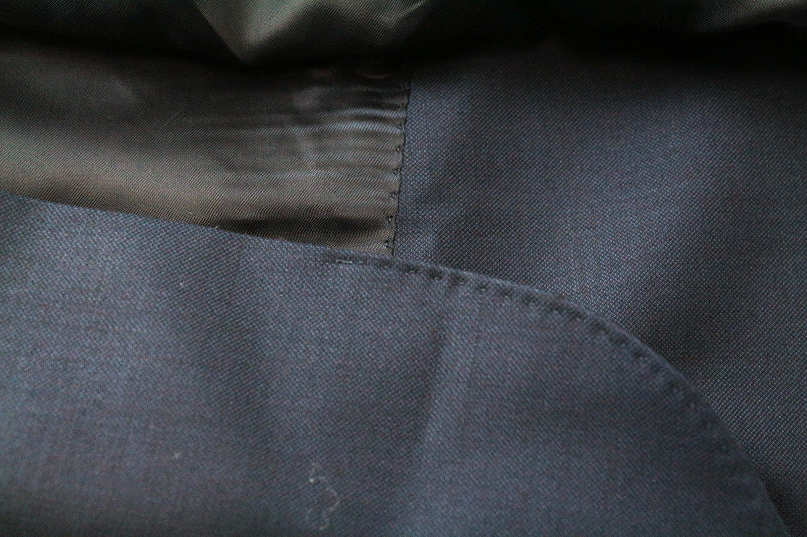 SUITSUPPLY Lazio Suit UK46R Men's Blue Slim Fit Wool 110's Lined 2 Piece