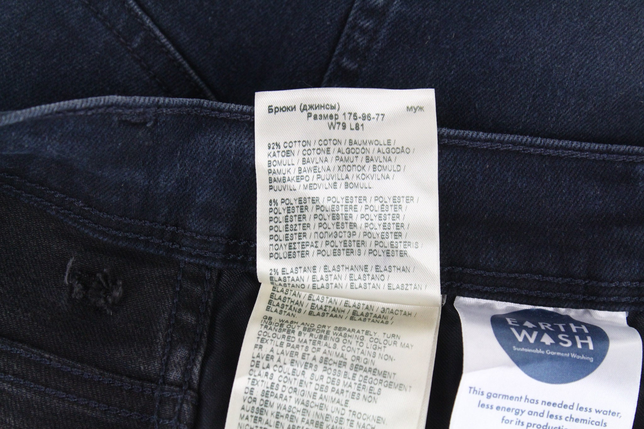 WRANGLER Texas Jeans W31 L32 Men's Slim Fit Blue Stretch Zip Fly High Rise