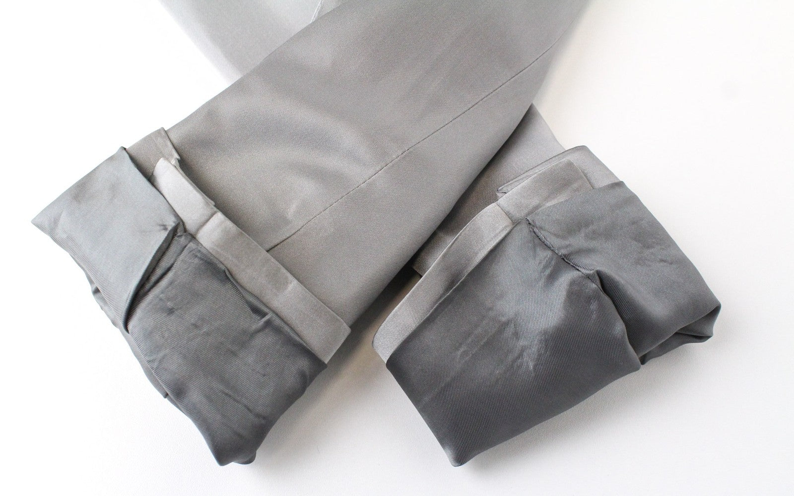 RICHMOND Men's Grey Silver Tuxedo Blazer 48 Peak Lapel Lined Formal