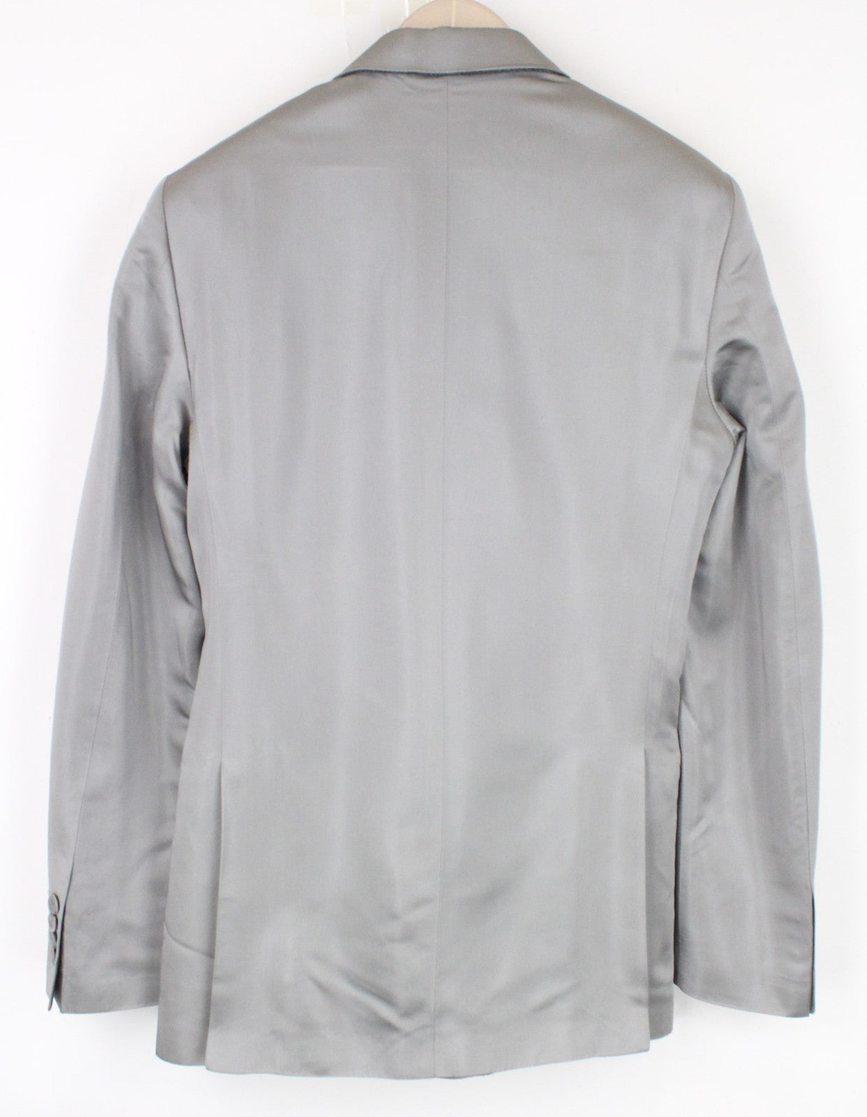 RICHMOND Men's Grey Silver Tuxedo Blazer 48 Peak Lapel Lined Formal