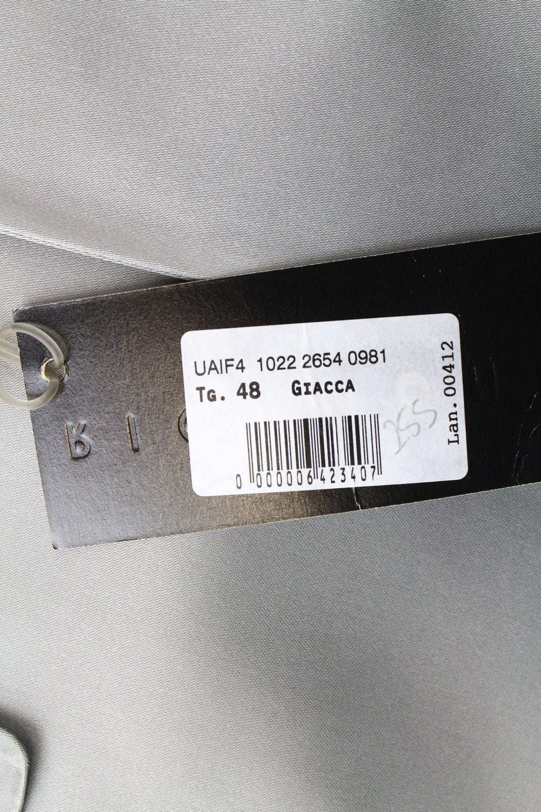 RICHMOND Men's Grey Silver Tuxedo Blazer 48 Peak Lapel Lined Formal