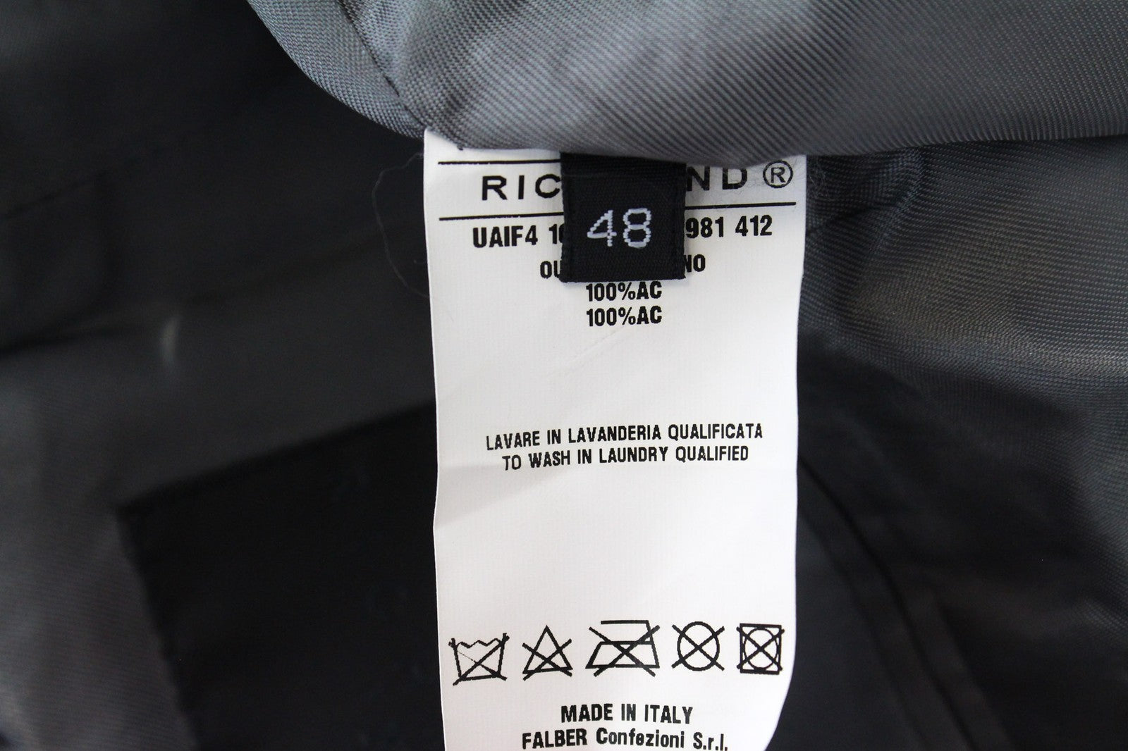 RICHMOND Men's Grey Silver Tuxedo Blazer 48 Peak Lapel Lined Formal