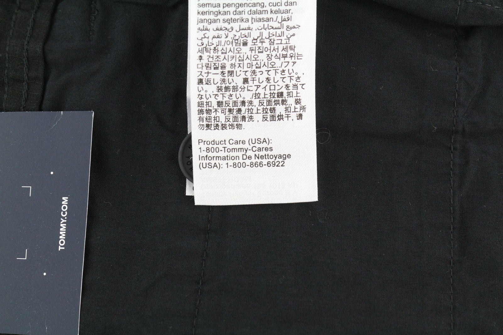 TOMMY HILFIGER Aiden Baggy Cargo Men Trousers W30/L32 Black Patch Pocket RRP€149