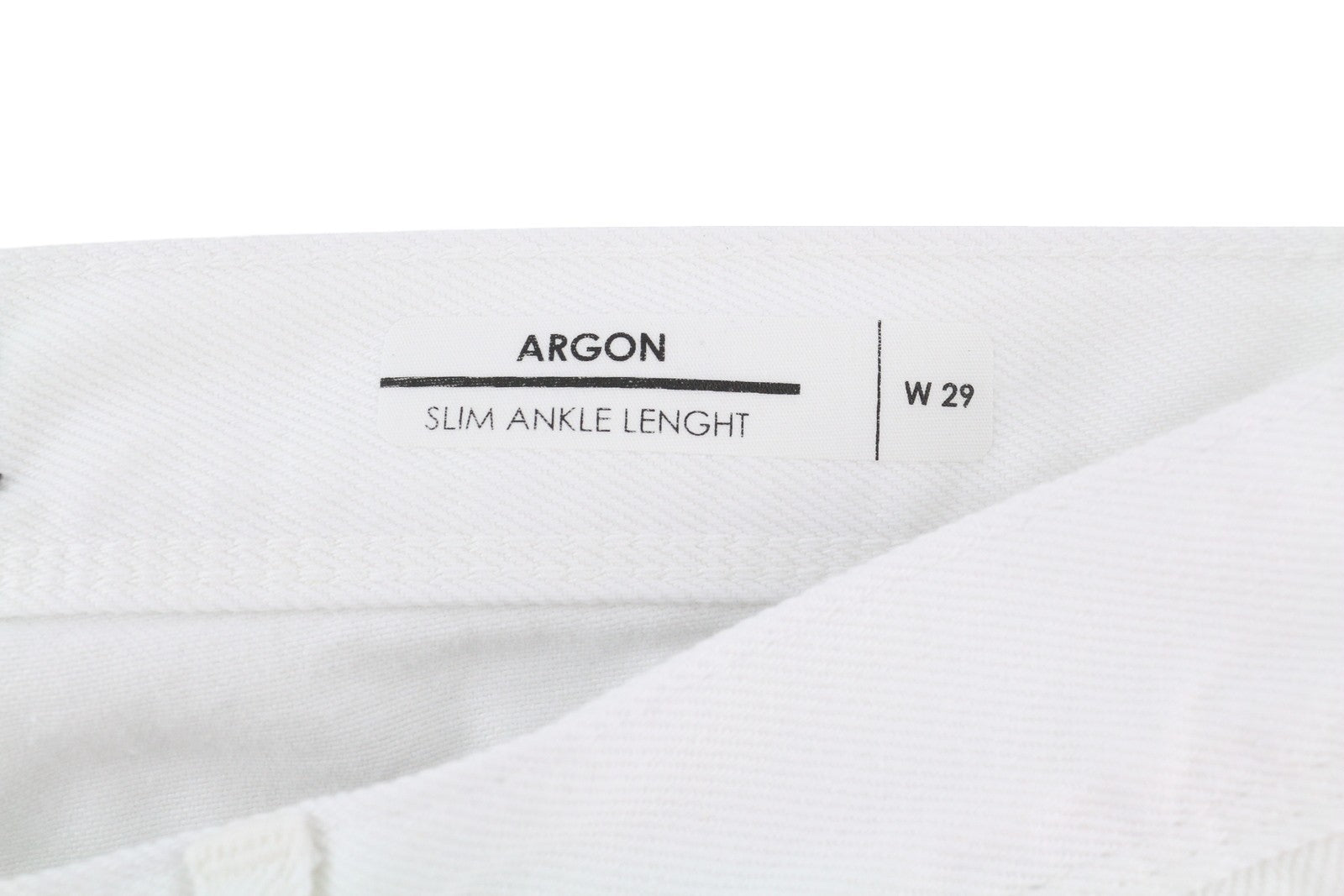 ANTONY MORATO Argon Men Jeans W29 Denim White Slim Fit Ankle Length Button Fly