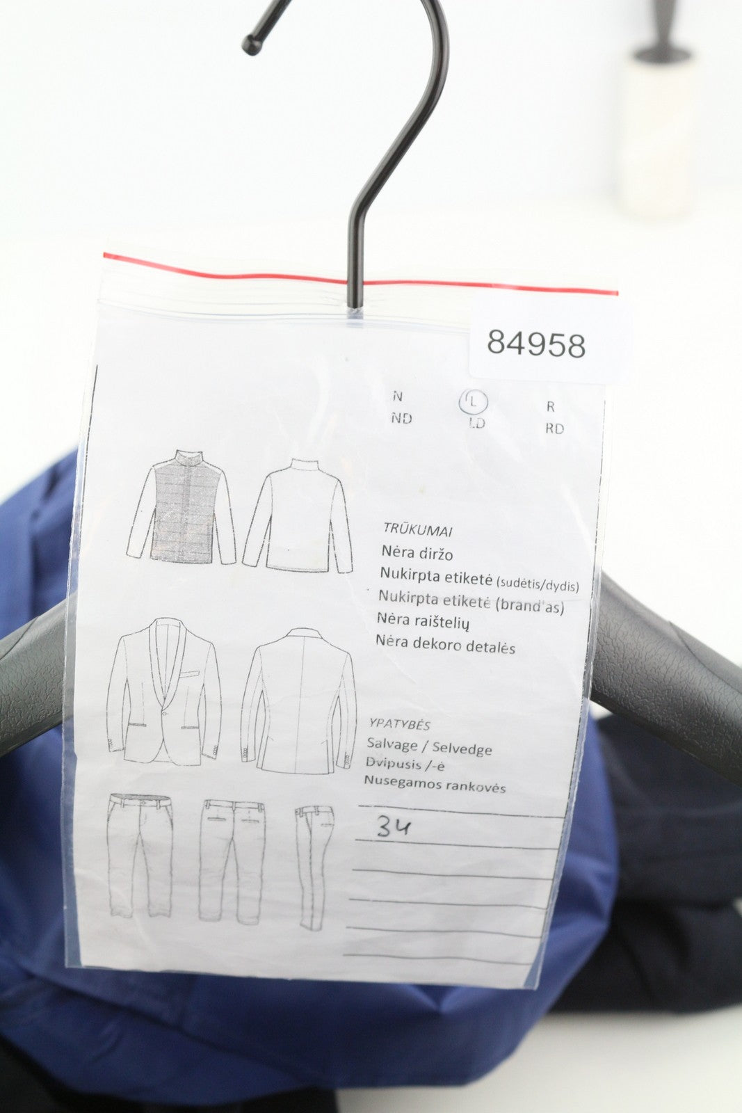 GANT Flannel Flare Women Dress EU34 Blue Wool Blend Round Neck 3/4 Sleeved Mini