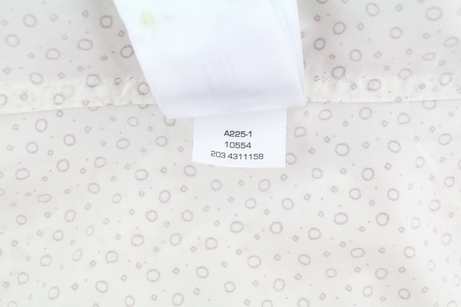 GANT Stretch Broadcloth Print Women Shirt EU38 Casual White Button-Up Spread