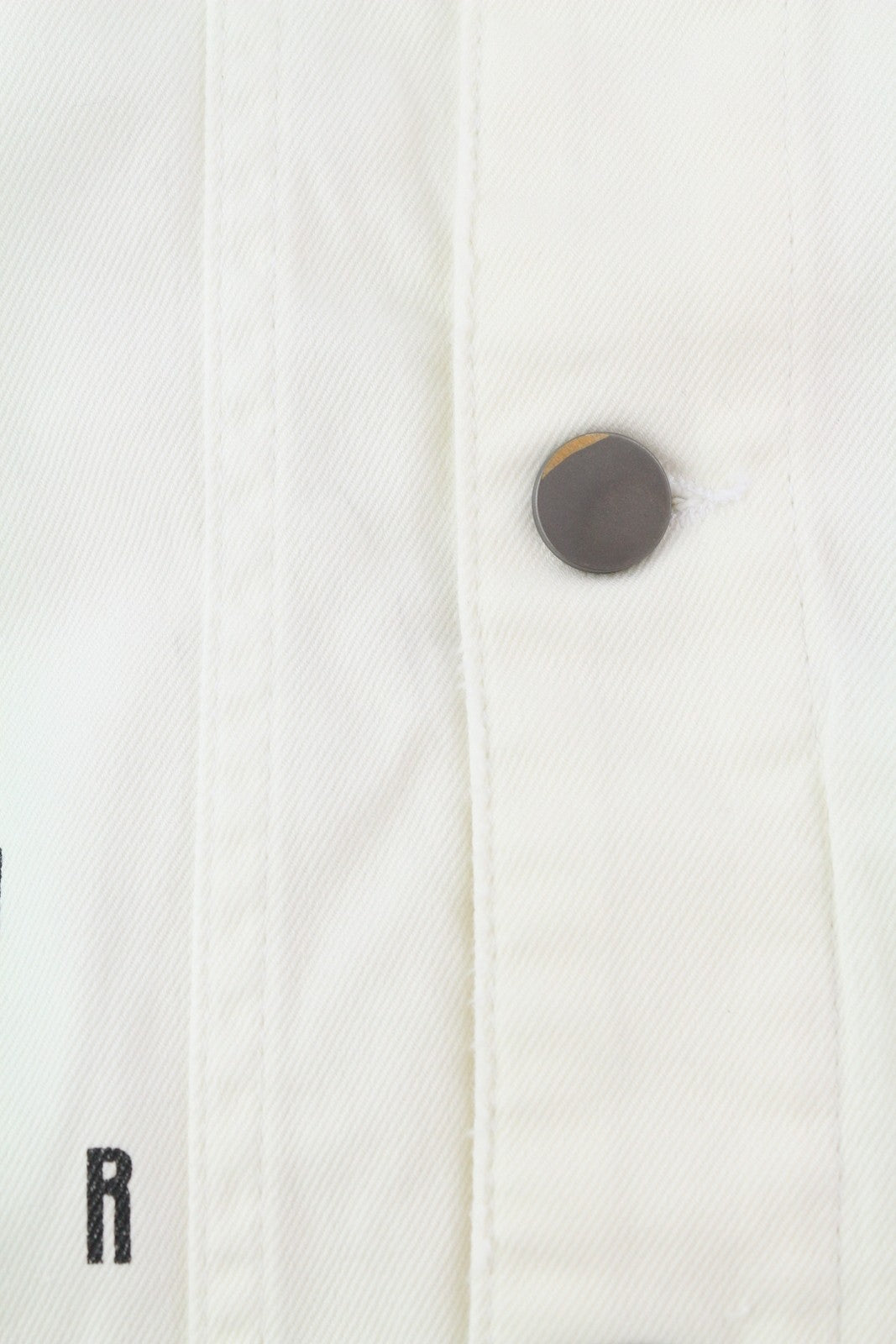 ANTONY MORATO Men Jacket L Denim White Trucker Button-Up Unlined Unisex