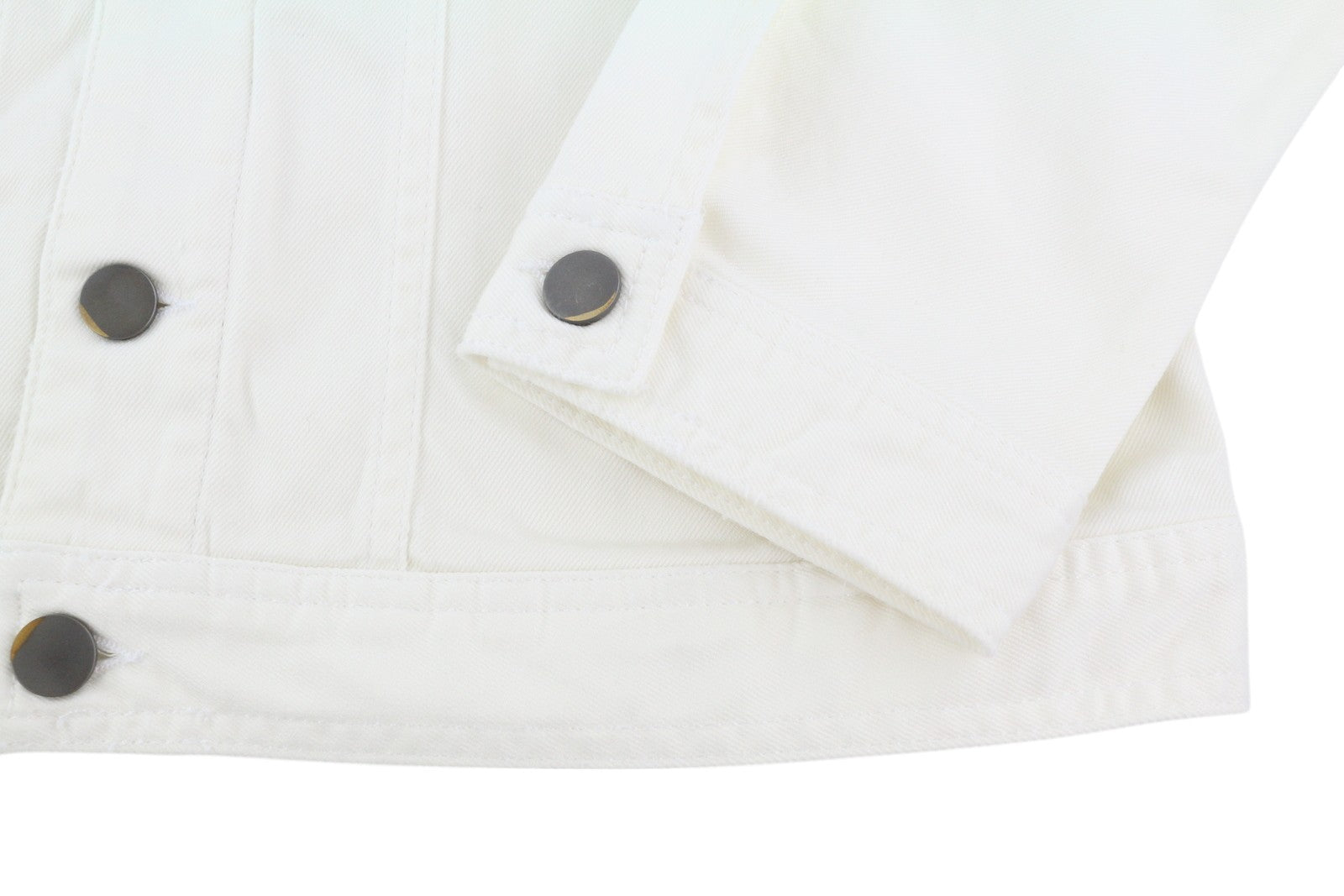 ANTONY MORATO Men Jacket L Denim White Trucker Button-Up Unlined Unisex