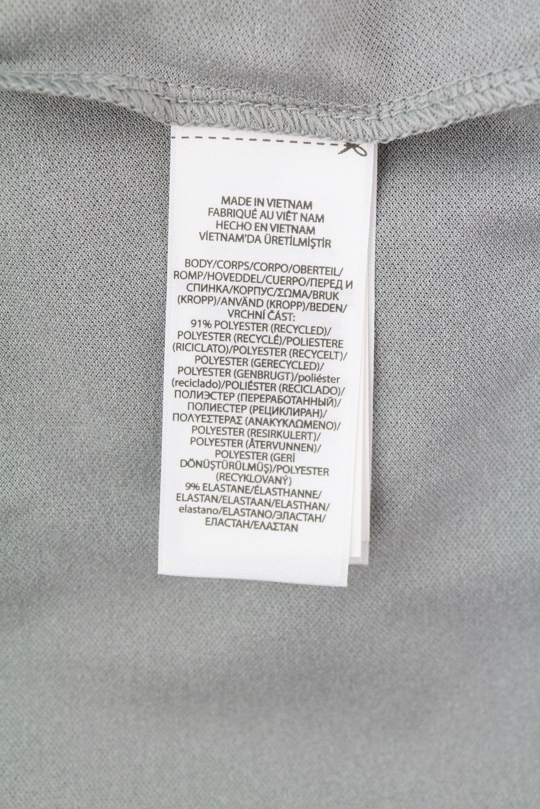 RLX RALPH LAUREN Golf Men T-Shirt M Grey Tailored Embroidered Bear Short Sleeve