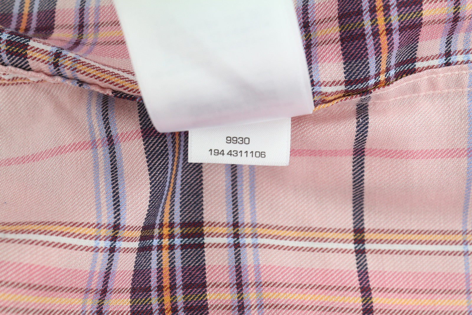 GANT Check Twill Women Shirt EU34 Casual Flannel Button-Up Spread Neck Pink