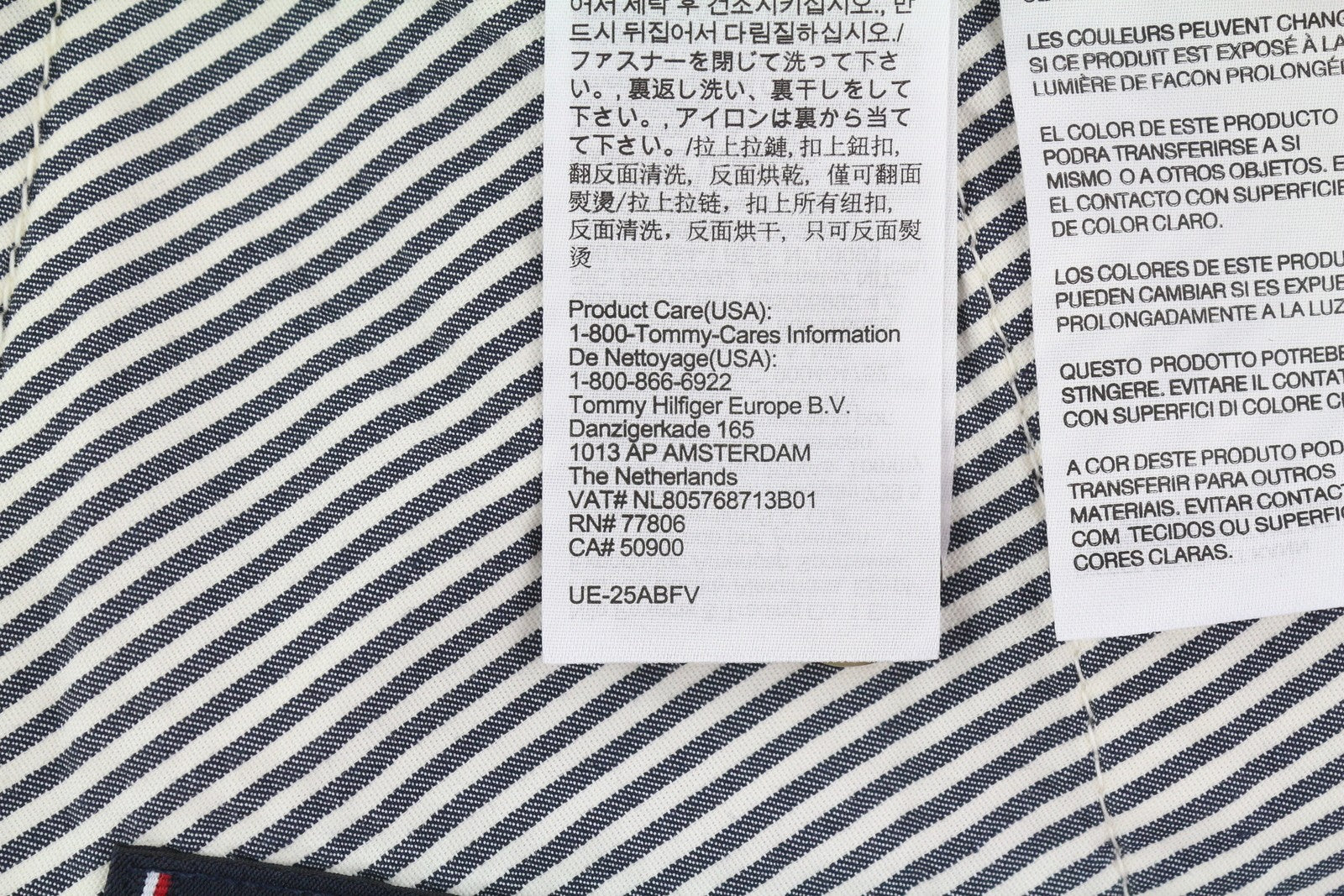 TOMMY HILFIGER Denton Chino Stretch Men Trousers W36/L32 White Corduroy Straight